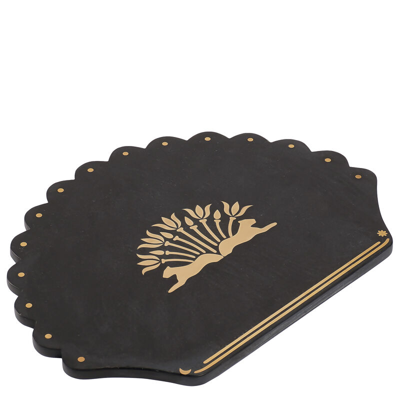 Scalloped Cheese Platter, large